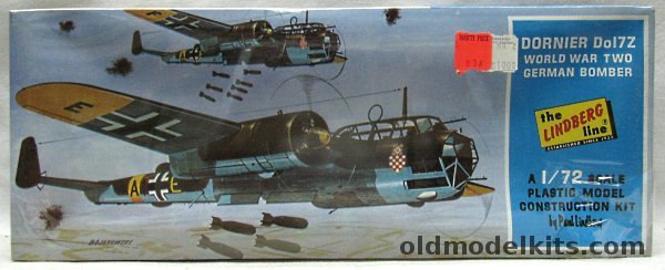 Lindberg 1/72 Dornier Do-17Z 'Flying Pencil', 577-100 plastic model kit